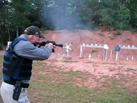 Full Auto Glock with Pistol Stabilizer