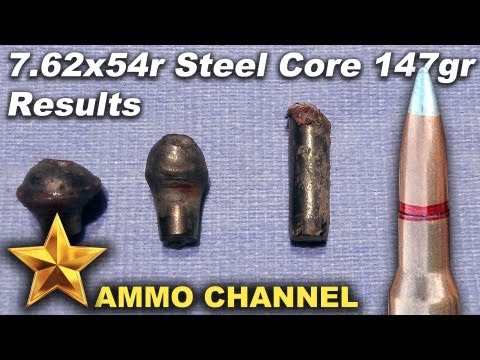 7.62x54r Steel Core Ammo Penetration Test