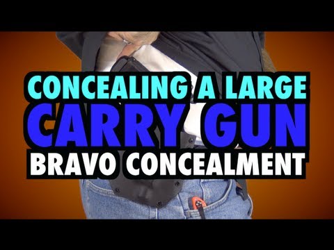 Concealing a Large Handgun - Bravo Concealment Patriot