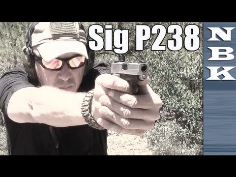 Sig Sauer P238 - Silver Bear Steel Ammo