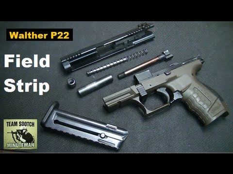 Walther P22 Pistol Disassembly and Field Strip