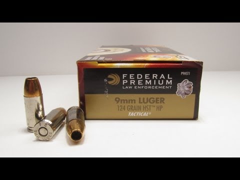 9mm Federal HST 124 Grain Test