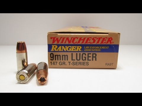 9mm Winchester Ranger T 147 Grain Test