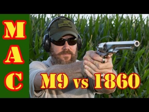 Ballistic Performance Testing - M9 vs 1860 Army