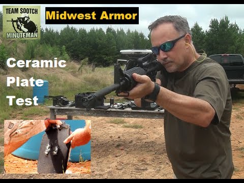 Ceramic Body Armor Testing - Midwest Armor Guardian IV Plates