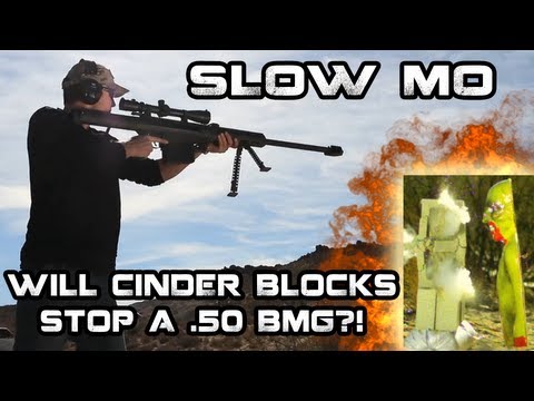 Do Cinder Blocks Stop 50 BMG