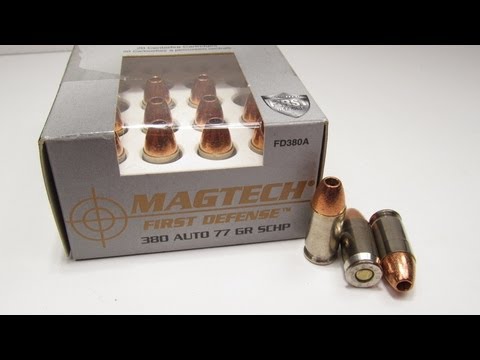 Ballistics Test - Magtech First Defense 380 Auto 77 Grain SCHP