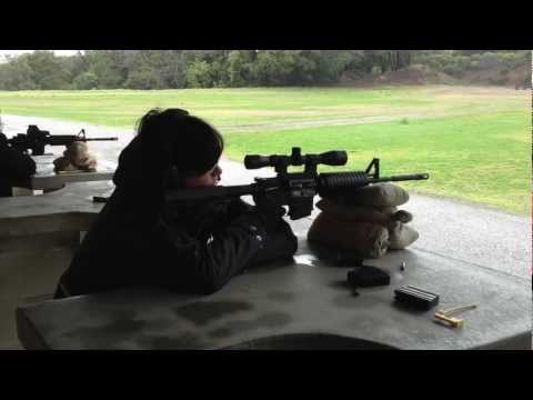 Shooting an AR-15 with Leupold 3-9x40 Mark AR Rifle Scope