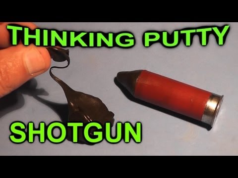 Silly Putty Shotgun Shell vs Watermelon