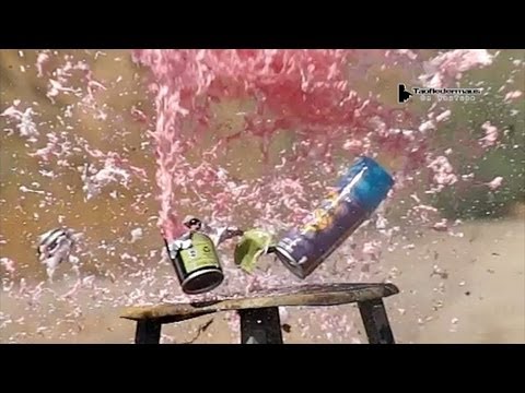 Silly Putty Shotgun Slug vs Silly String