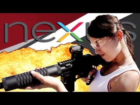 Barrett M82A1 50 Caliber vs Nexus 7