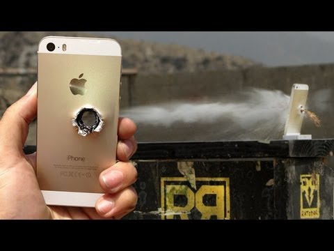 Barrett M82A1 vs iPhone 5S