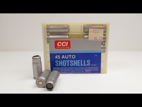 CCI 45 Auto Shotshells - Ballistics Gel Test