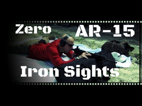 How To Zero AR-15 Iron Sights