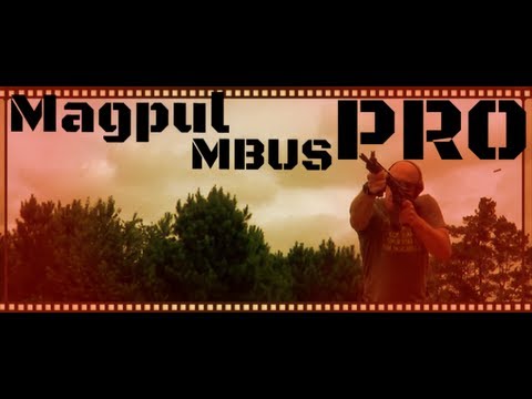 Magpul MBUS Pro All Steel AR-15 Back Up Iron Sights Review