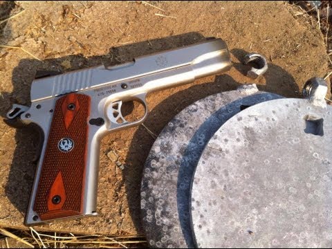 Ruger SR1911 vs Steel Targets