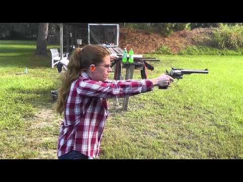 Shanni Shoots the Ruger RedHawk