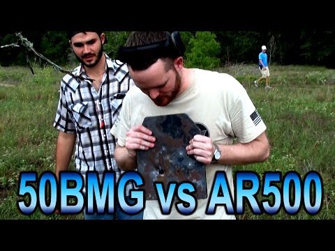 50 BMG vs AR500 Armor Plate