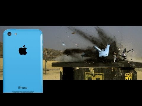 Barrett M82A1 50 Caliber vs iPhone 5C