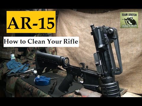 Cleaning the AR15 Rifle