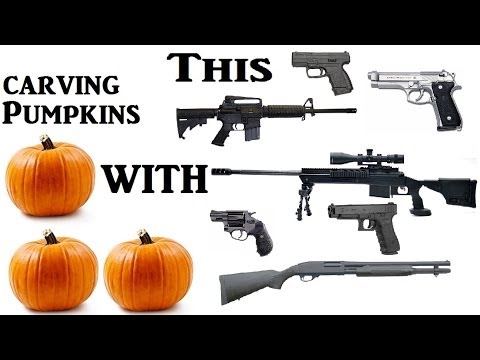 Firearm Pumpkin Carving