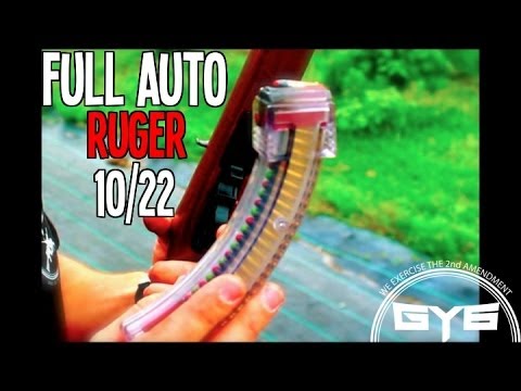 Full Auto Ruger 10/22 Tracer Fire