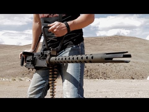 Handheld M2 50 Cal Machine Gun