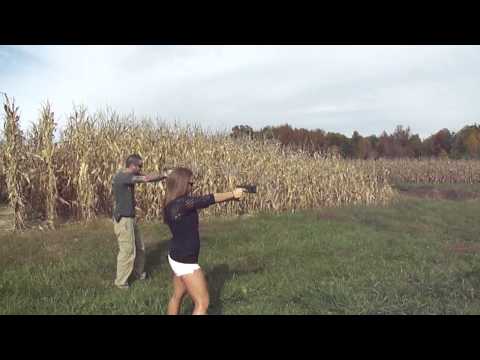 Shooting Glocks with Cory and Erika