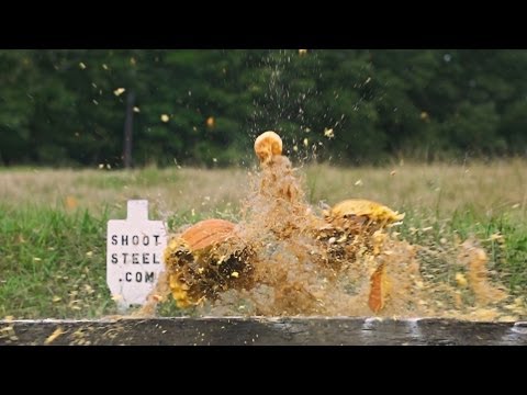 Shotgun Pumpkin Smashing