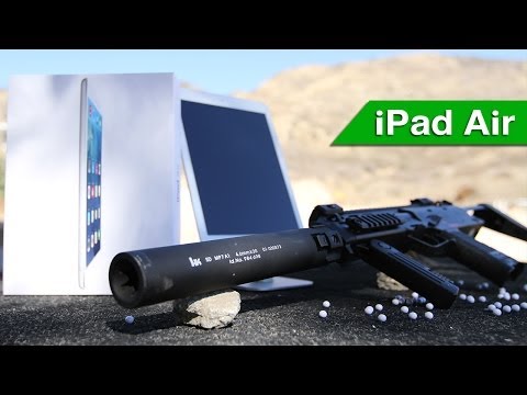 Airsoft MP7 and Barrett M82A1 vs iPad Air