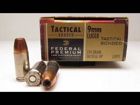 Ammo Test - Federal Premium 9mm Tactical Bonded