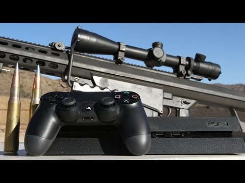 Barrett M82A1 50 Caliber vs Sony PS4