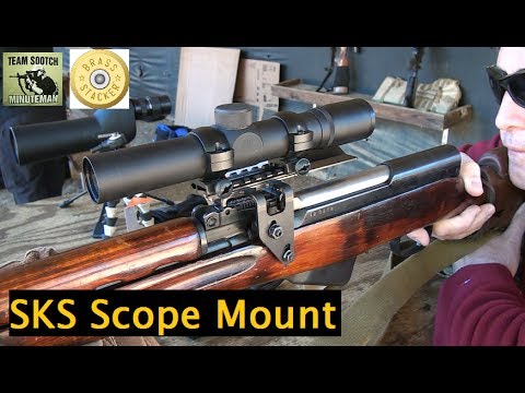 Brass Stacker SKS See Thru Scout Scope Mount