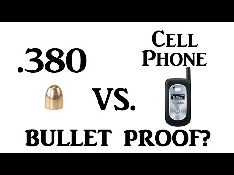 Can a Cell Phone Stop a Bullet