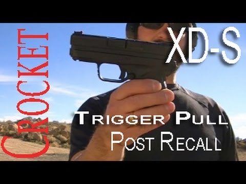 Springfield XDS Trigger Pull Post Recall