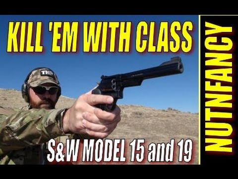 S&W Model 15 Combat Masterpiece and Model 19 Combat Magnum