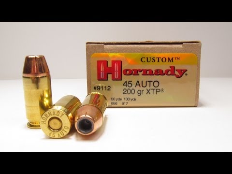 Ammo Test – Hornady Custom 45 Auto