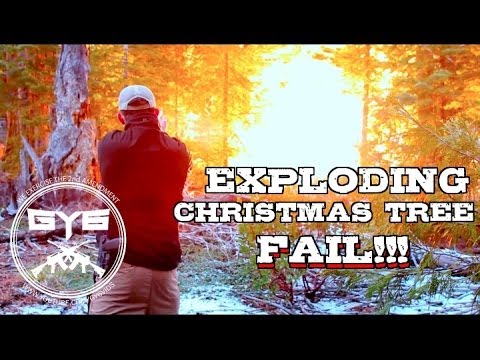 Cutting a Christmas Tree with Exploding Targets