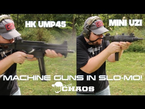 HK UMP45 and Mini UZI Full Auto Fire