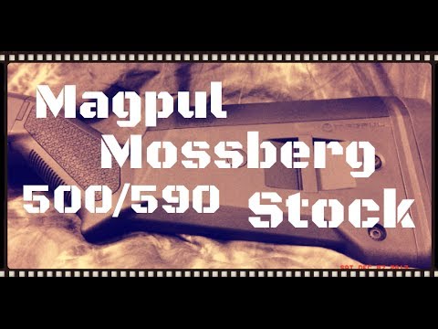 Installing a Magpul SGA Stock on Mossberg 500/590/590A1 Shotguns