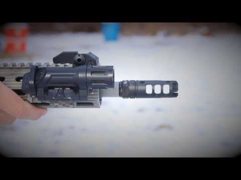 Lantac Dragon Muzzle Brake vs SureFire MB556K Muzzle Brake