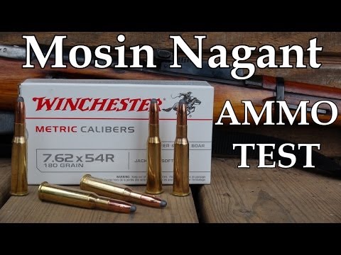 Mosin Nagant Ammo Test - Winchester 7.62 x 54R 180 Grain Soft Point