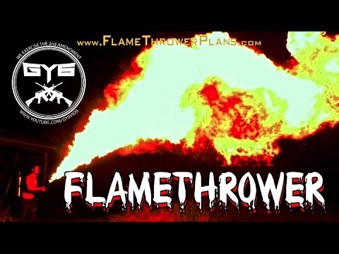 Flamethrower Plans