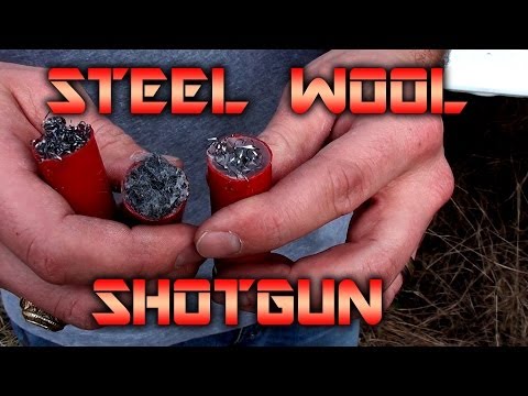 Steel Wool and Wax Shotgun Load