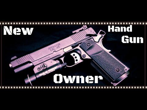 First Time Handgun Owner Basics