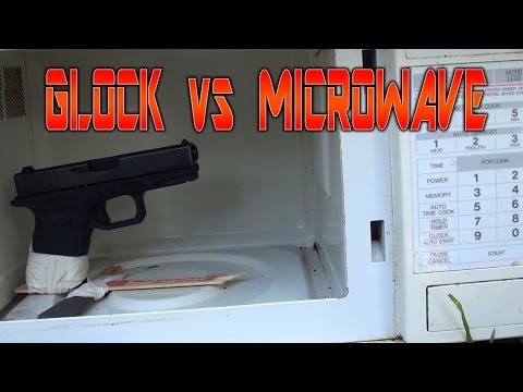 Loaded Glock 19 in Microwave