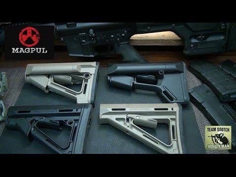 Magpul AR-15 Stock Comparison