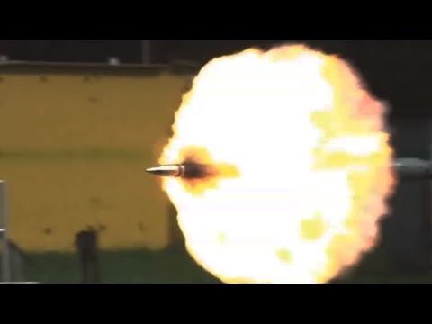 Tanks Firing In Slow Motion