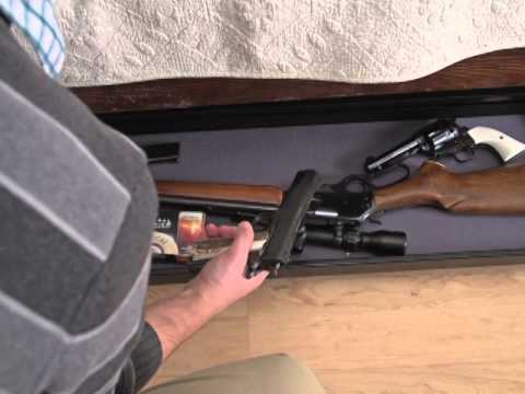 Under Bed Gun Storage