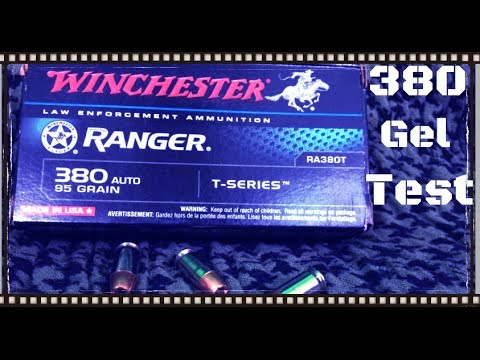 Ammo Test – Winchester Ranger T 380 ACP Ammo